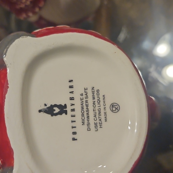 Pottery Barn Red Sweater Mugs - Picture 4 of 4